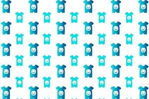 Abstract Baby Romper Pattern Background vector