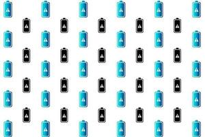 Abstract Battery Warning Pattern Background vector