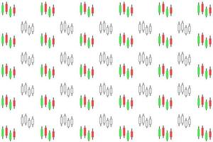 Abstract Candlestick Pattern Background vector