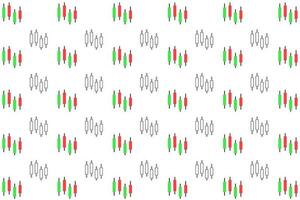 Abstract Candlestick Pattern Background vector