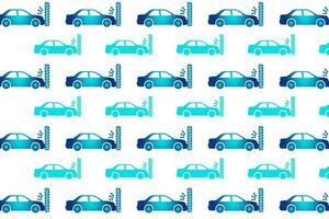 Abstract Car Crash Pattern Background vector
