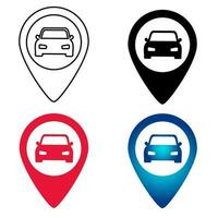 Abstract Car Placeholder Silhouette Illustration vector