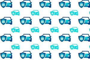 Abstract Car Security Pattern Background vector