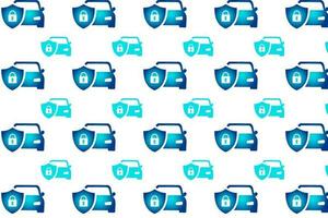 Abstract Car Security Pattern Background vector