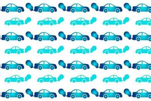 Abstract Car Pollution Pattern Background vector