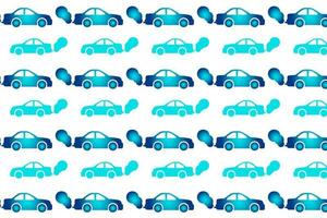 Abstract Car Pollution Pattern Background vector