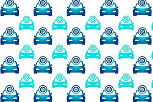 Abstract Car With Spare Tire Pattern Background vector
