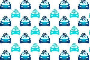 Abstract Car With Spare Tire Pattern Background vector