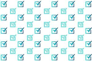 Abstract Check Mark Box Pattern Background vector