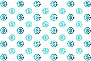 Abstract Cash Flow Pattern Background vector