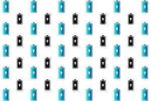 Abstract Charging a Battery Pattern Background vector