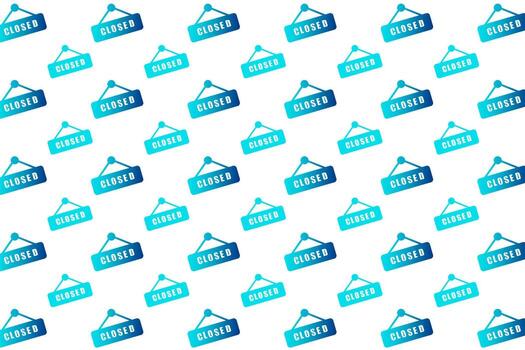 Abstract Closed Pattern Background vector