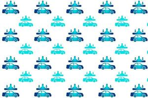 Abstract Destroying Car Pattern Background vector