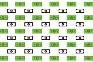 Abstract Dong Banknote Pattern Background vector