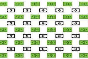 Abstract Euro Banknote Pattern Background vector