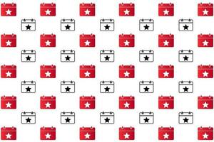Abstract Event Calendar Pattern Background vector