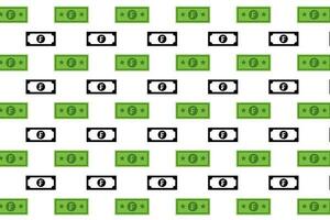 Abstract French Franc Banknote Pattern Background vector