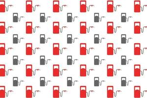 Abstract Gas Station Pattern Background vector