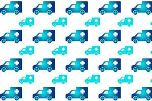 Abstract Hospital Ambulance Pattern Background vector