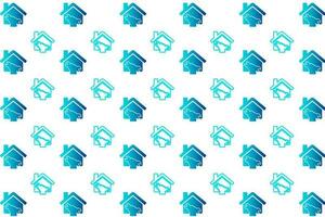 Abstract Home Improvement Pattern Background vector