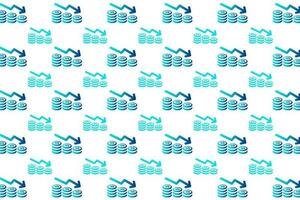 Abstract Income Drop Pattern Background vector