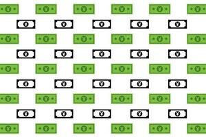 Abstract Japanese Yen Banknote Pattern Background vector