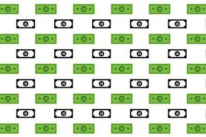 Abstract Jamaican Dollar Banknote Pattern Background vector