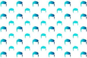 Abstract Man Hair Pattern Background vector