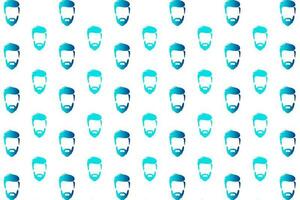 Abstract Man Hairstyle Pattern Background vector