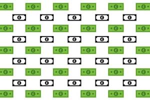 Abstract Pound Banknote Pattern Background vector