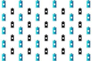 Abstract Safe Battery Pattern Background vector