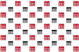 Abstract Schedule Calendar Pattern Background vector