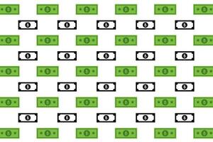 Abstract Thailand Bhat Banknote Pattern Background vector