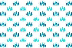 Abstract Team Meeting Pattern Background vector