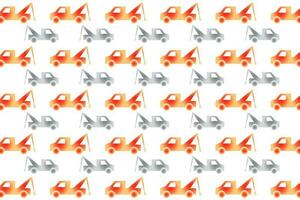Abstract Tow Truck Pattern Background vector