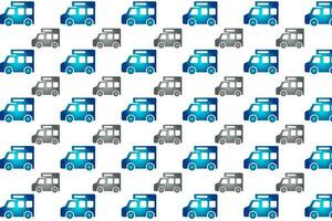 Abstract Trailer Car Pattern Background vector