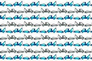Abstract Towing a Car Pattern Background vector