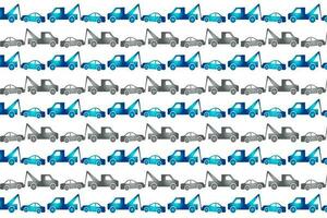 Abstract Towing a Car Pattern Background vector