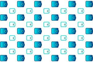 Abstract Wallet Pattern Background vector