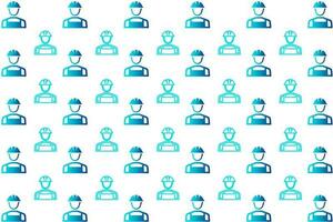 Abstract Worker Pattern Background vector