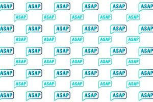 Abstarct ASAP Message Pattern Background vector