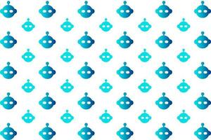 Abstarct Chatbot Pattern Background vector