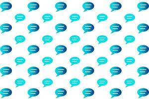 Abstarct Comment Box Pattern Background vector