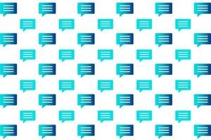 Abstarct Comment Bubble Pattern Background vector