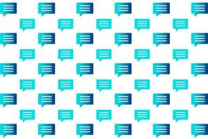 Abstarct Comment Bubble Pattern Background vector