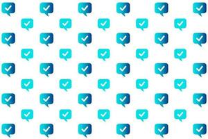 Abstarct Correct Answer Pattern Background vector