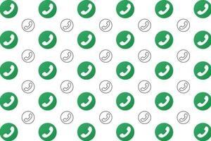 Abstract Accept Call Pattern Background vector