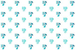 Abstract Audio Playlist Pattern Background vector
