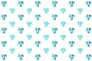 Abstract Audio Playlist Pattern Background vector