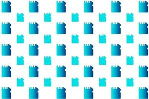 Abstract Card Memory Pattern Background vector